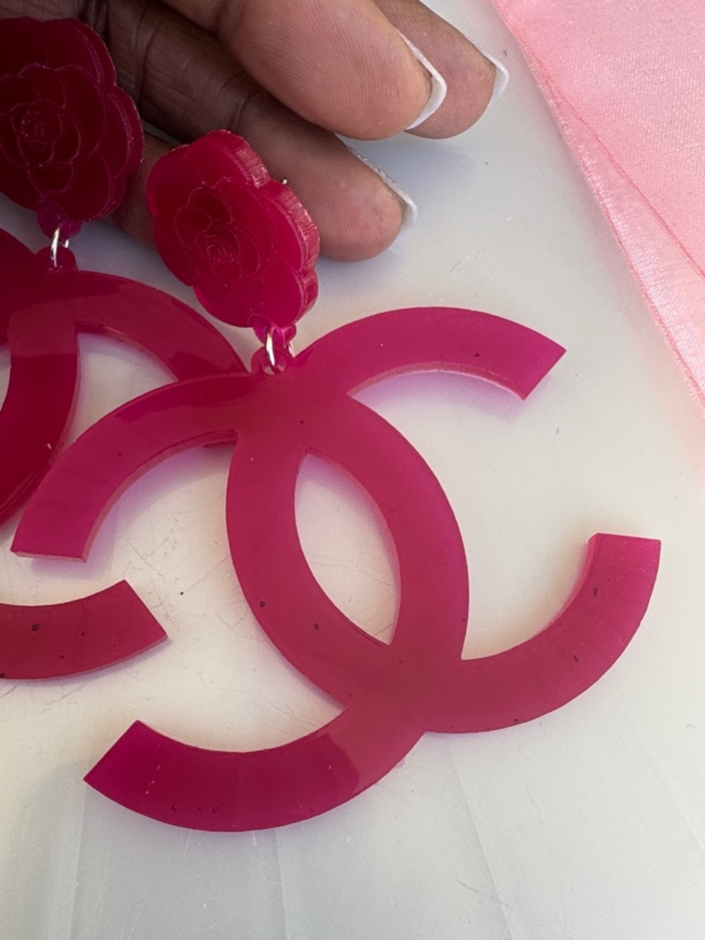 Streetwear CC Fashion Dangle Earrings - Picture 12 of 14